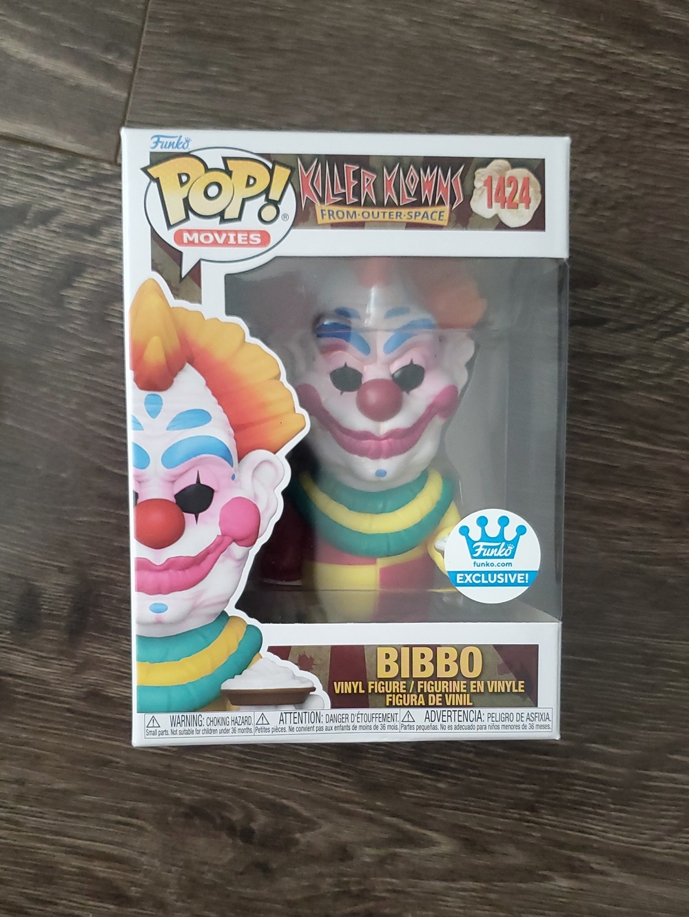 Funko Pop! Horror Killer Klowns From Outer Space Bibbo Vinyl Figure #1424